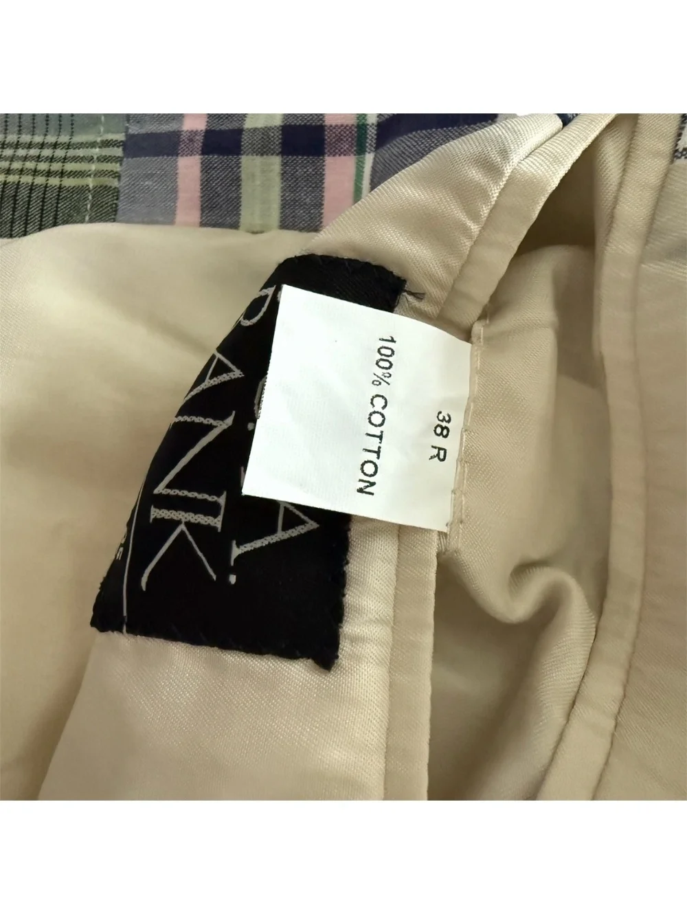 Jos A Bank Patchwork Blazer Size 38R